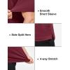 imageMAGCOMSEN Mens Polo Shirts Short Sleeve UPF 50 Dry Fit Performance Golf Shirts Casual Athletic Collared ShirtWine Red