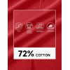 imageMAGCOMSEN Mens Polo Shirts with Pocket Cotton Pique Short Sleeve Collared Shirt Moisture Wicking Golf Shirts 3Button ShirtsTomato Red