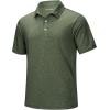 imageMAGCOMSEN Mens Short Sleeve UPF 50 TShirt Quick Dry Rash Guard Athletic Running Swim Top Tee Performance Water ShirtsArmy Green