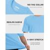 imageMAGCOMSEN Mens Short Sleeve UPF 50 TShirt Quick Dry Rash Guard Athletic Running Swim Top Tee Performance Water ShirtsBlue