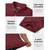 imageMAGCOMSEN Mens Short Sleeve UPF 50 TShirt Quick Dry Rash Guard Athletic Running Swim Top Tee Performance Water ShirtsWine Red