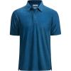 imageMAGCOMSEN Mens Polo Shirts Dry Fit Golf Shirts Moisture Wicking Athletic Workout Golf Polo Tees Casual Collared ShirtBlue