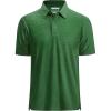imageMAGCOMSEN Mens Polo Shirts Dry Fit Golf Shirts Moisture Wicking Athletic Workout Golf Polo Tees Casual Collared ShirtDark Green