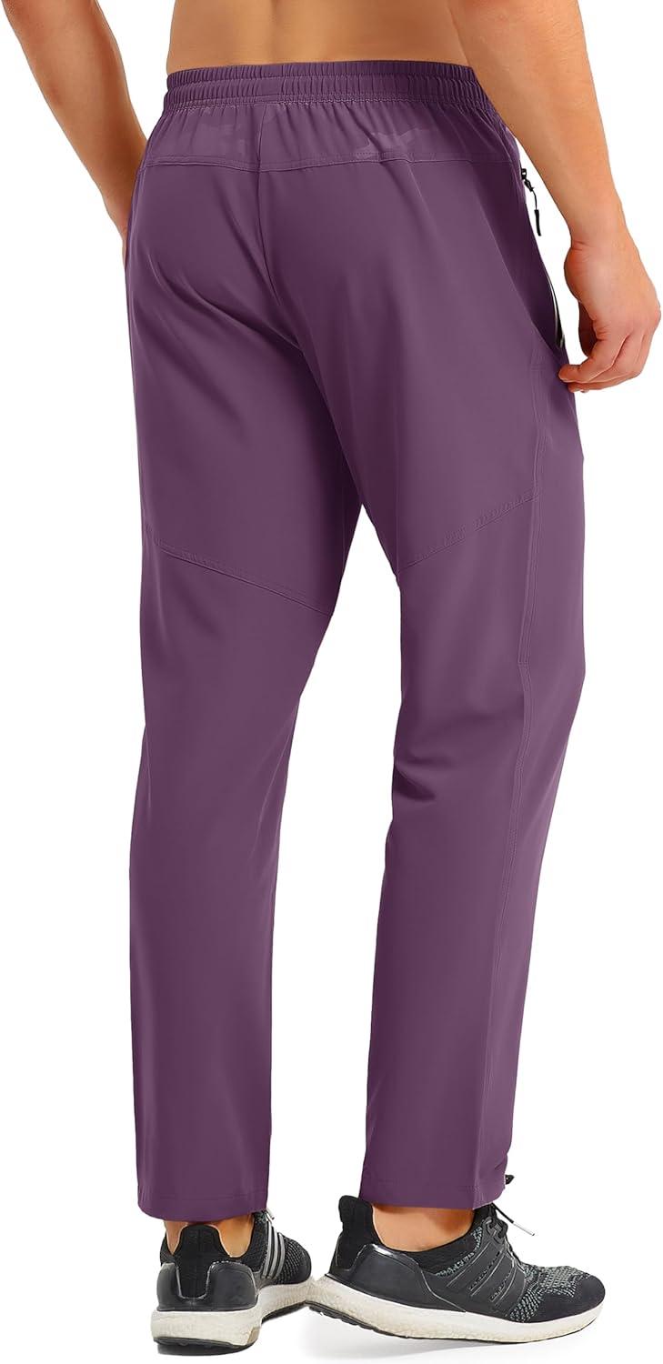 imageMAGCOMSEN mens SweatpantsPurple Red