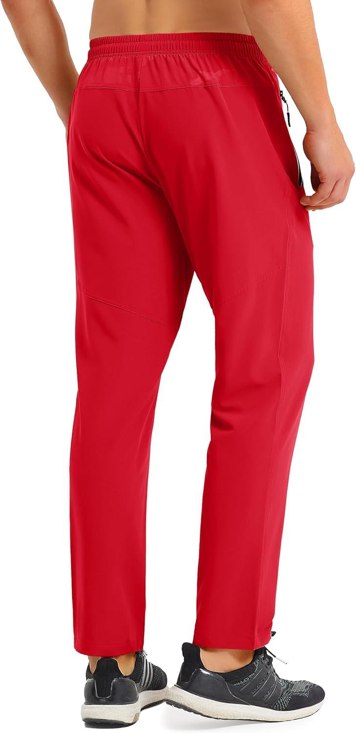 imageMAGCOMSEN mens SweatpantsTomato Red