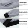 imageMAGCOMSEN Bomber Jackets for Men Winter Casual Quilted Jacket Warm Windproof Padded Jackets Zip Up CoatsLight Grey