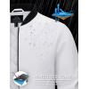 imageMAGCOMSEN Bomber Jackets for Men Winter Casual Quilted Jacket Warm Windproof Padded Jackets Zip Up CoatsWhite