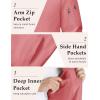 imageMAGCOMSEN Mens Bomber Jacket Lightweight Casual Windbreaker Spring Fall Zip Up Coat with 5 Pocket01 Grey Pink