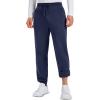 imageMAGCOMSEN Mens Fleece Joggers Winter Thermal Warm Pants Thicken Fleece Lined Athletic Casual Sweatpants with 3 PocketsNavy