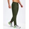 imageMAGCOMSEN Mens Fleece Joggers with Pockets Winter Warm Pants Workout Athletic Gym Sweatpants for MenArmy Green