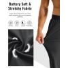 imageMAGCOMSEN Mens Golf Pants Stretch Joggers with Zipper Pockets Work Casual Slack for MenDark Grey