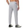 imageMAGCOMSEN Mens Hiking Pants Mens Lightweight Pants Quick Dry UPF 50 Joggers Athletic Workout Travel Casual with PocketLight Grey
