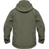 imageMAGCOMSEN Mens Jacket Tactical Performance Waterproof Softshell Jackets Fleece Lined Ski Snow Winter WindbreakerArmy Green