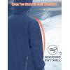 imageMAGCOMSEN Mens Jacket Tactical Performance Waterproof Softshell Jackets Fleece Lined Ski Snow Winter WindbreakerRoyal Blue