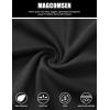 imageMAGCOMSEN Mens Joggers Sweatpants Quick Dry Running Pants with Pockets Summer Lightweight Athletic Workout PantsBlack