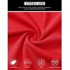 imageMAGCOMSEN Mens Joggers Sweatpants Quick Dry Running Pants with Pockets Summer Lightweight Athletic Workout PantsRed