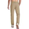 imageMAGCOMSEN Mens Lightweight Hiking Pants with 4 Pockets Water Resistant Quick Dry Fishing Travel Work Outddoor PantsKhaki