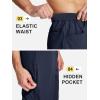 imageMAGCOMSEN Mens Lightweight Hiking Pants with 4 Pockets Water Resistant Quick Dry Fishing Travel Work Outddoor PantsNavy