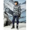 imageMAGCOMSEN Mens Snow Ski Pants Fleece Lined Water Resistant Winter Pants with 4 Zip Pockets for Snowboard Hiking OutdoorNavy