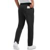 imageMAGCOMSEN Mens Winter Fleece Pants Sherpa Lined Sweatpants Thermal Warm Thicken Pants Active Joggers with 3 PocketsBlack