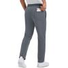 imageMAGCOMSEN Mens Winter Fleece Pants Sherpa Lined Sweatpants Thermal Warm Thicken Pants Active Joggers with 3 PocketsDark Grey