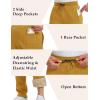 imageMAGCOMSEN Mens Winter Fleece Pants Sherpa Lined Sweatpants Thermal Warm Thicken Pants Active Joggers with 3 PocketsGinger