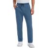 imageMAGCOMSEN Mens Winter Fleece Pants Sherpa Lined Sweatpants Thermal Warm Thicken Pants Active Joggers with 3 PocketsGrey Blue
