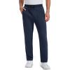 imageMAGCOMSEN Mens Winter Fleece Pants Sherpa Lined Sweatpants Thermal Warm Thicken Pants Active Joggers with 3 PocketsNavy