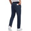imageMAGCOMSEN Mens Winter Fleece Pants Sherpa Lined Sweatpants Thermal Warm Thicken Pants Active Joggers with 3 PocketsNavy