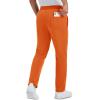 imageMAGCOMSEN Mens Winter Fleece Pants Sherpa Lined Sweatpants Thermal Warm Thicken Pants Active Joggers with 3 PocketsOrange