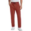 imageMAGCOMSEN Mens Winter Fleece Pants Sherpa Lined Sweatpants Thermal Warm Thicken Pants Active Joggers with 3 PocketsOrange Red