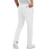 imageMAGCOMSEN Mens Winter Fleece Pants Sherpa Lined Sweatpants Thermal Warm Thicken Pants Active Joggers with 3 PocketsWhite