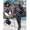 imageMAGCOMSEN Mens Winter Jacket Ski Snow Waterproof Fleece Coats Snowboard Warm Parka Raincoats with Hood 5 PocketsArmy Green Camo