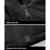 imageMAGCOMSEN Mens Winter Jacket Ski Snow Waterproof Fleece Coats Snowboard Warm Parka Raincoats with Hood 5 PocketsArmy Green Camo