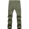 imageMAGCOMSEN Mens Winter Pants Water Resistant Fleece Lined Snowboard Ski Pants Softshell Tactical Pants with MultiPocketsArmy Green