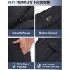 imageMAGCOMSEN Mens Winter Pants Water Resistant Fleece Lined Snowboard Ski Pants Softshell Tactical Pants with MultiPocketsBlack