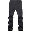imageMAGCOMSEN Mens Winter Pants Water Resistant Fleece Lined Snowboard Ski Pants Softshell Tactical Pants with MultiPocketsBlack