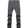 imageMAGCOMSEN Mens Winter Pants Water Resistant Fleece Lined Snowboard Ski Pants Softshell Tactical Pants with MultiPocketsGray