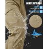 imageMAGCOMSEN Mens Winter Pants Water Resistant Fleece Lined Snowboard Ski Pants Softshell Tactical Pants with MultiPocketsKhaki