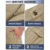 imageMAGCOMSEN Mens Winter Pants Water Resistant Fleece Lined Snowboard Ski Pants Softshell Tactical Pants with MultiPocketsKhaki