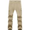 imageMAGCOMSEN Mens Winter Pants Water Resistant Fleece Lined Snowboard Ski Pants Softshell Tactical Pants with MultiPocketsKhaki