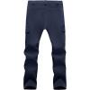 imageMAGCOMSEN Mens Winter Pants Water Resistant Fleece Lined Snowboard Ski Pants Softshell Tactical Pants with MultiPocketsNavy