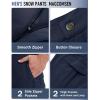 imageMAGCOMSEN Mens Winter Pants Water Resistant Fleece Lined Snowboard Ski Pants Softshell Tactical Pants with MultiPocketsNavy