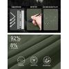 imageMAGCOMSEN Snow Pants for Men Water Resistant Fleece Lined 5 Zipper Pockets Winter Snowboard Hiking Insulated Ski PantsGreen