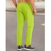imageMAGCOMSEN mens SweatpantsYellow Green