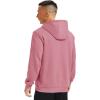 imageMAGCOMSEN Fleece Lined Hoodies for Men Pullover Casual Fashion Sweatshirts Thermal Athletic Hoody with Kanga PocketGraypink
