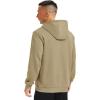 imageMAGCOMSEN Fleece Lined Hoodies for Men Pullover Casual Fashion Sweatshirts Thermal Athletic Hoody with Kanga PocketKhaki