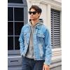 imageMAGCOMSEN Fleece Lined Hoodies for Men Pullover Casual Fashion Sweatshirts Thermal Athletic Hoody with Kanga PocketLightgray