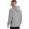 imageMAGCOMSEN Fleece Lined Hoodies for Men Pullover Casual Fashion Sweatshirts Thermal Athletic Hoody with Kanga PocketLightgray