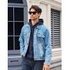imageMAGCOMSEN Fleece Lined Hoodies for Men Pullover Casual Fashion Sweatshirts Thermal Athletic Hoody with Kanga PocketNavy